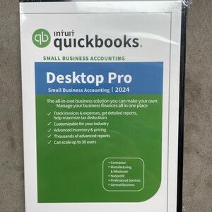 Intuit QuickBooks Desktop Pro 2024 Software DVD